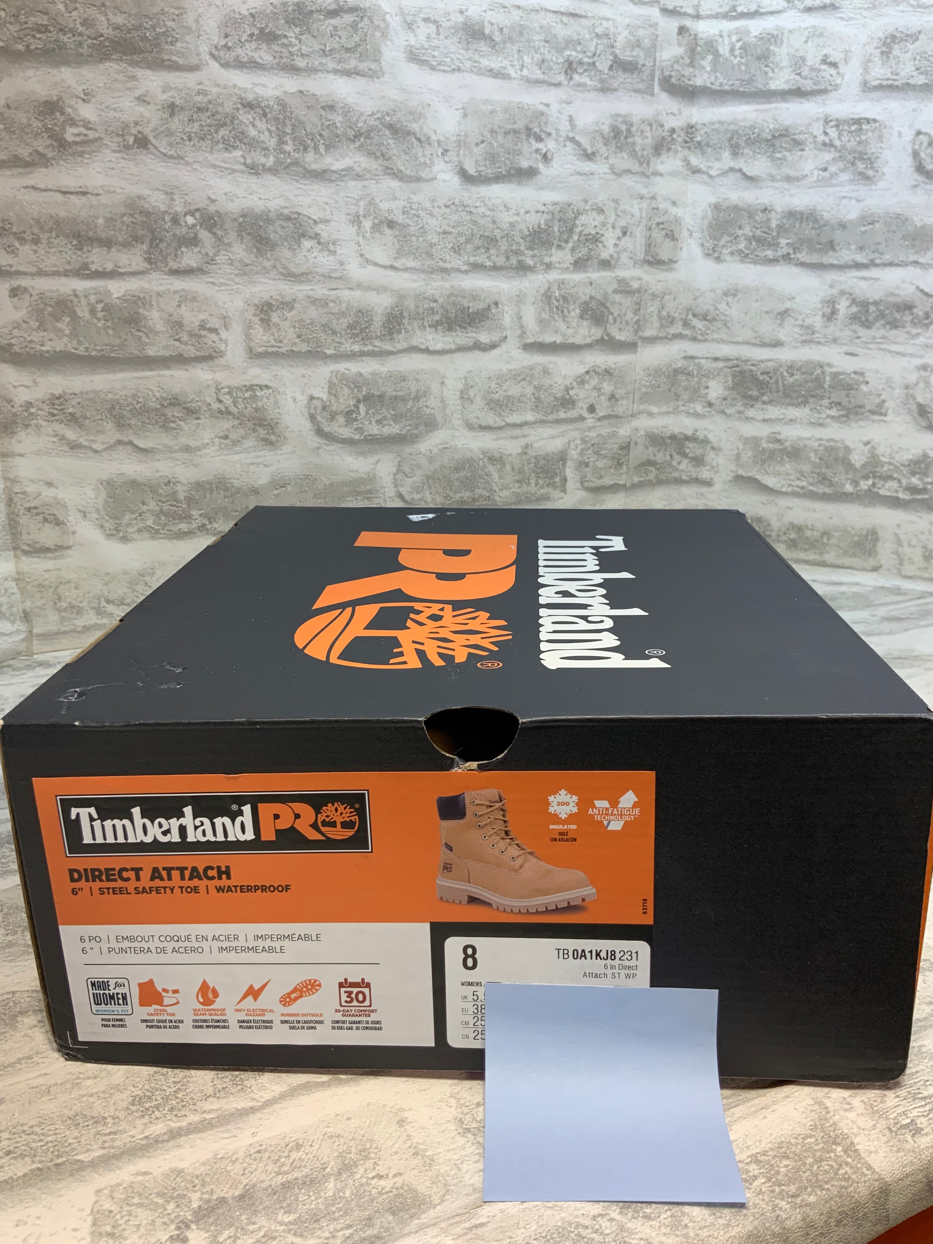 Timberland PRO Women's 6" Steel-Toe Waterproof Insulated Work Shoe, 8 (7588047356142)